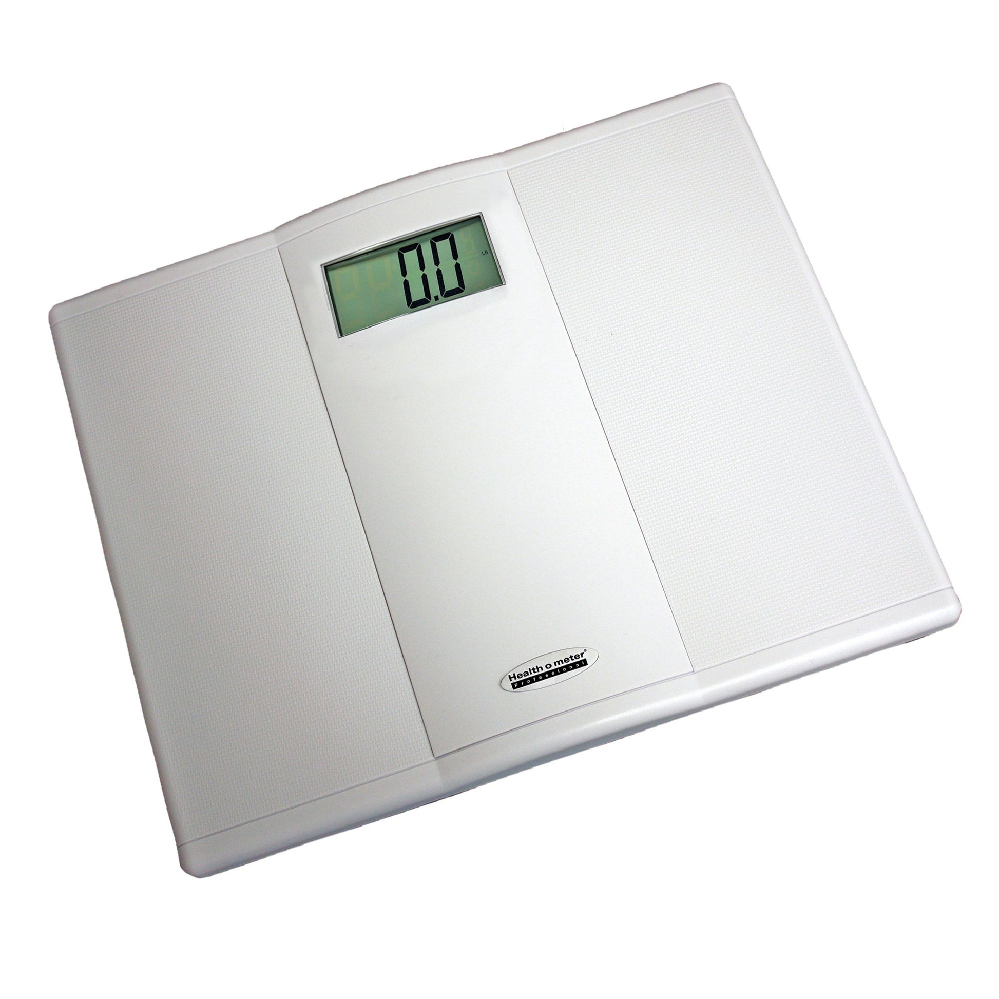 Floor Scale Health O Meter® Digital Display 400 lbs. / 181 kg Capacity White Battery Operated