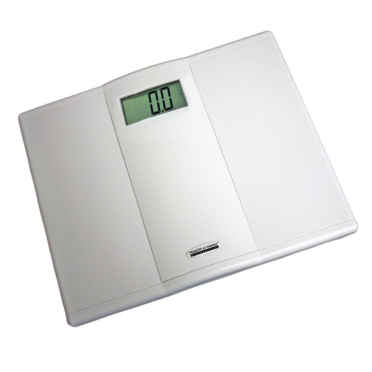 Floor Scale Health O Meter® Digital Display 400 lbs. / 181 kg Capacity White Battery Operated
