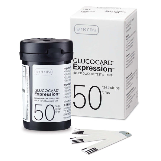Blood Glucose Test Strips Glucocard® 50 Strips per Pack For Glucocard Blood Glucose Monitoring Meter