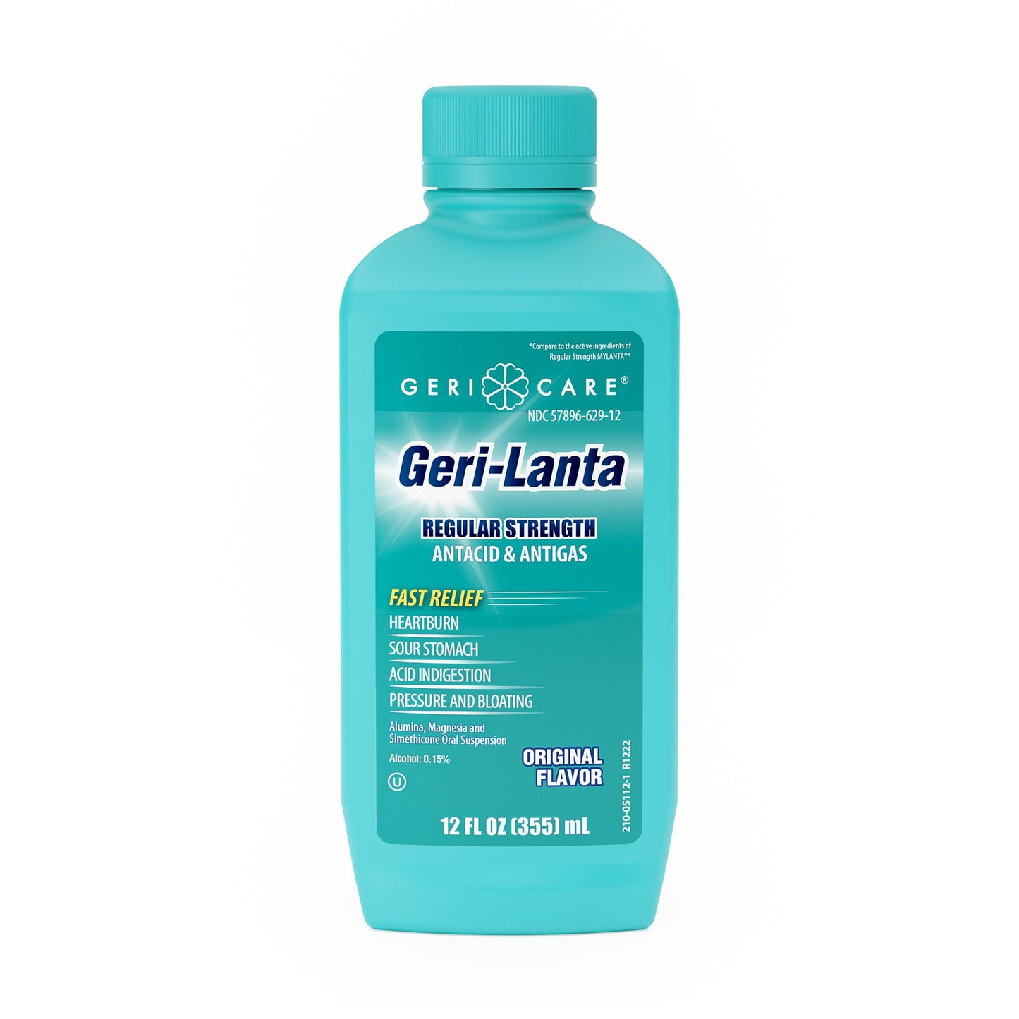 Antacid / Antigas Geri-Care® Geri-Lanta 200 mg - 200 mg - 20 mg Liquid 12 oz.