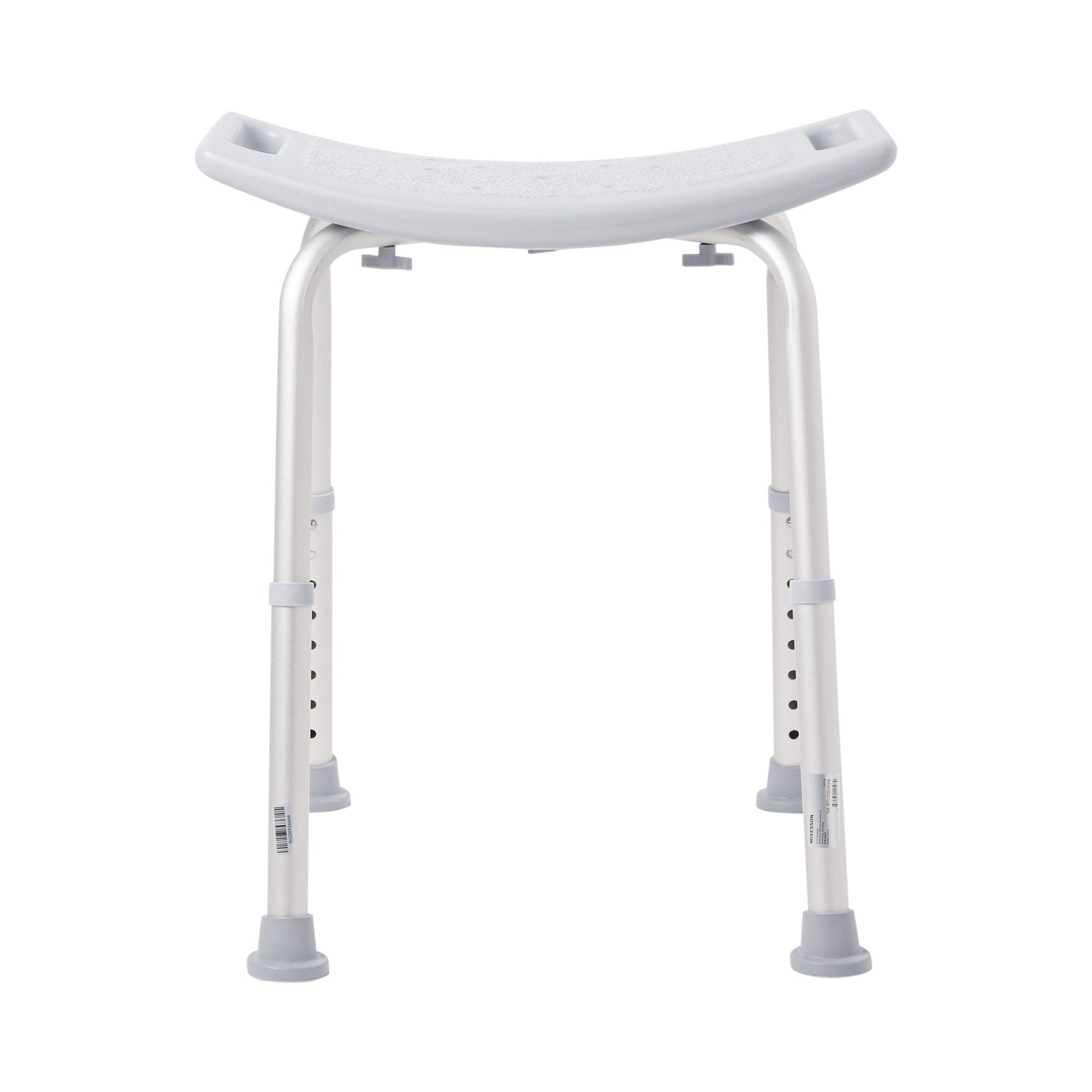 Bath Bench McKesson Without Arms Aluminum Frame Without Backrest 19-1/4 Inch Seat Width 300 lbs. Weight Capacity