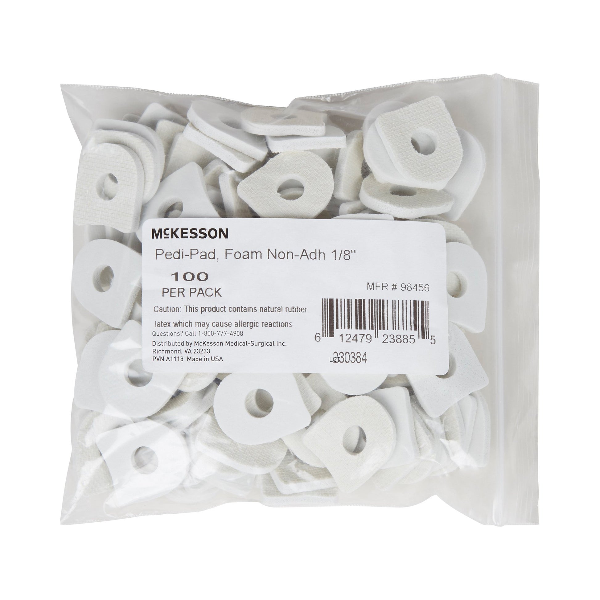 Corn Pad McKesson One Size Fits Most Non-Adhesive Foot