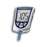Blood Glucose and Ketone Meter Precision Xtra® 5 Second Glucose, 10 Second Ketones Results Stores up to 450 Results No Coding Required
