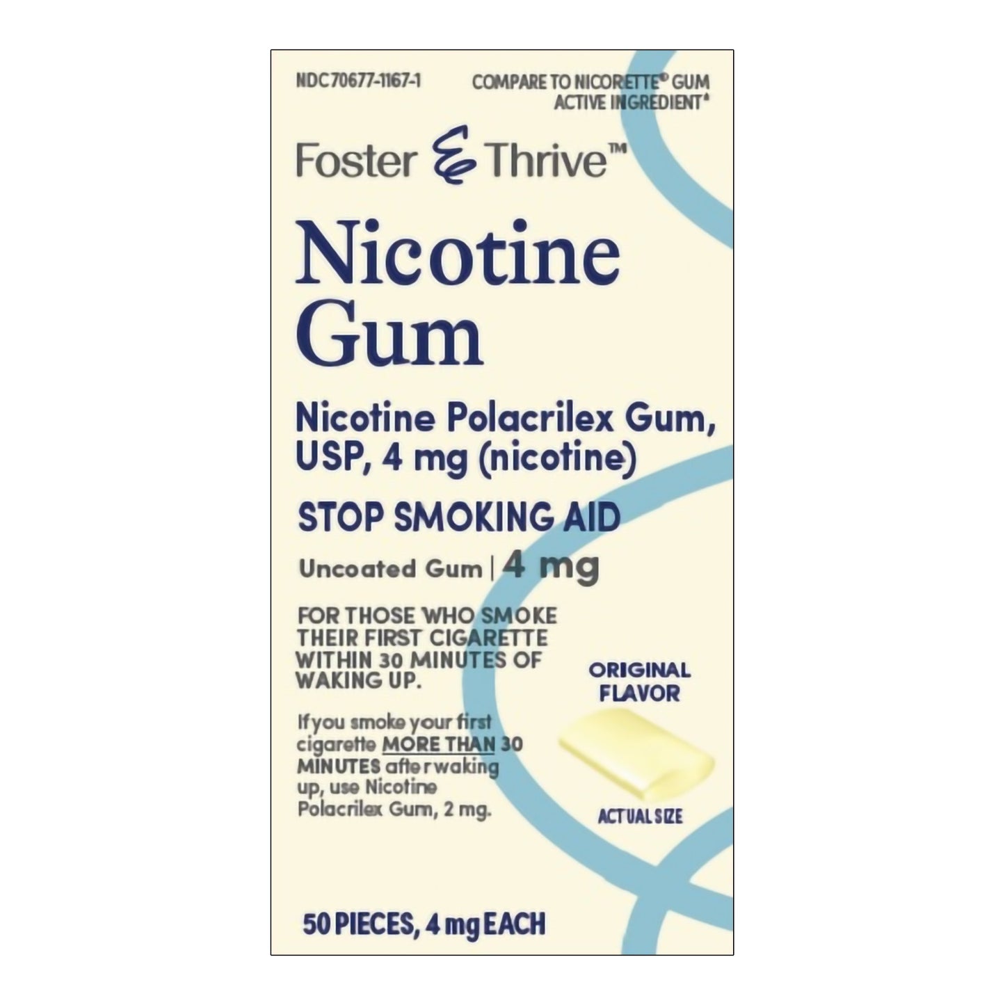 Stop Smoking Aid Foster & Thrive™ 4 mg Strength Gum