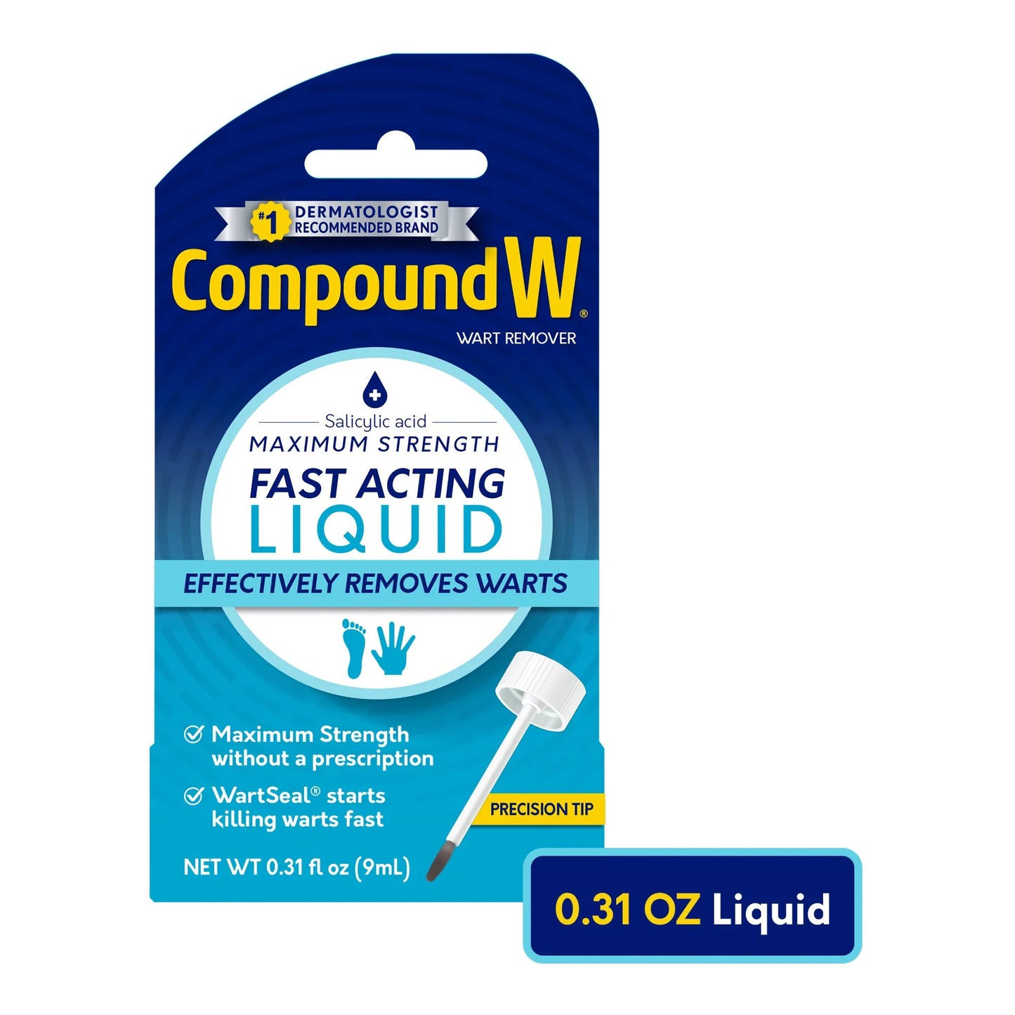 Wart Remover Compound W® 17% Strength Topical Solution 0.31 oz.