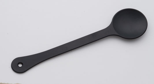 Eye Occluder 9-3/4 Inch Length Long Handle Style Cupped Black Plastic