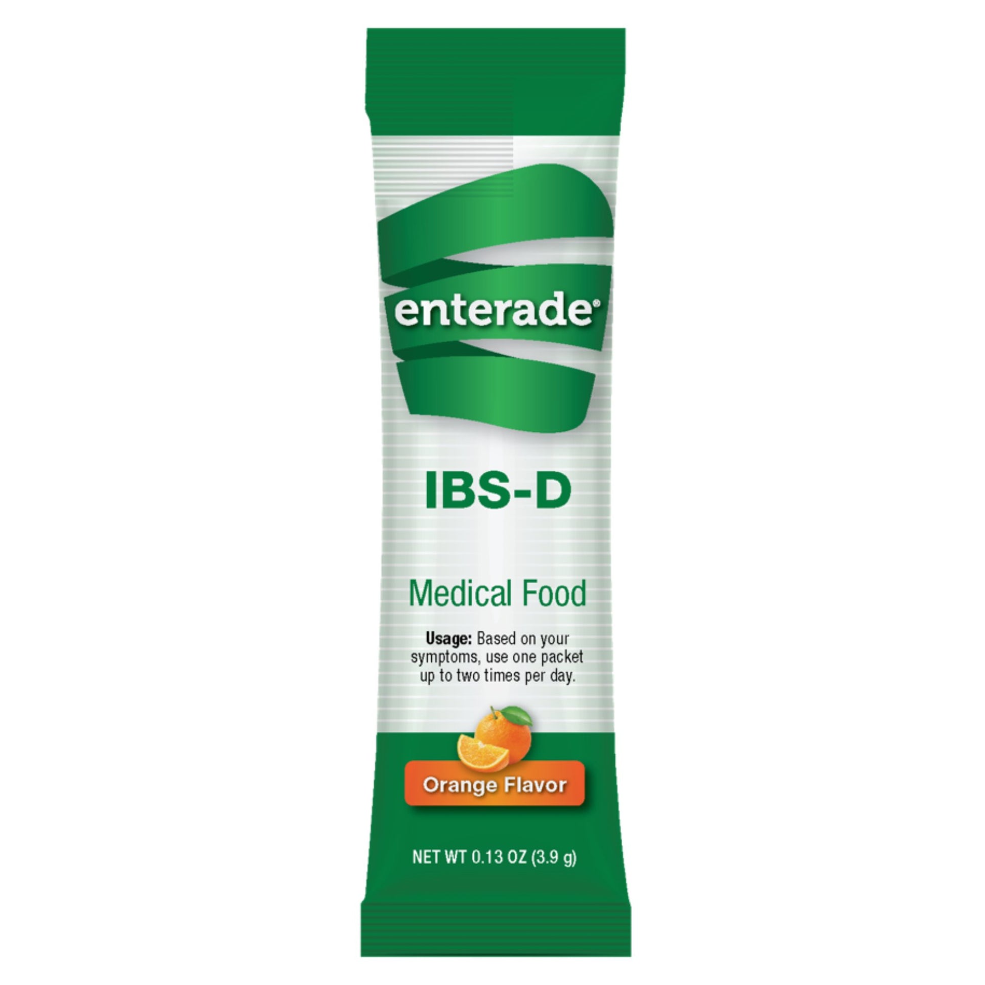 Oral Supplement enterade® IBS-D Orange Flavor Powder 0.14 oz. Individual Packet
