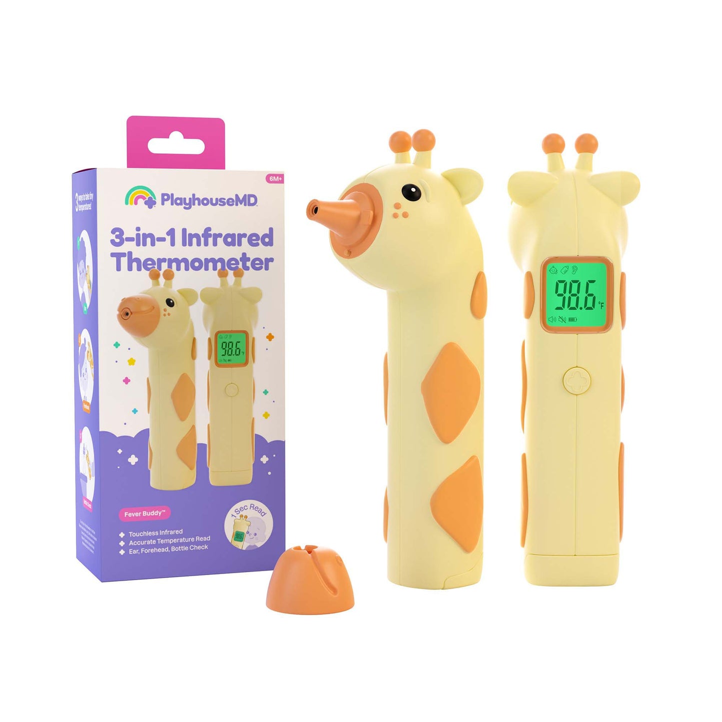 Non-Contact Skin Surface Thermometer Playhouse MD Infrared Skin Probe Handheld