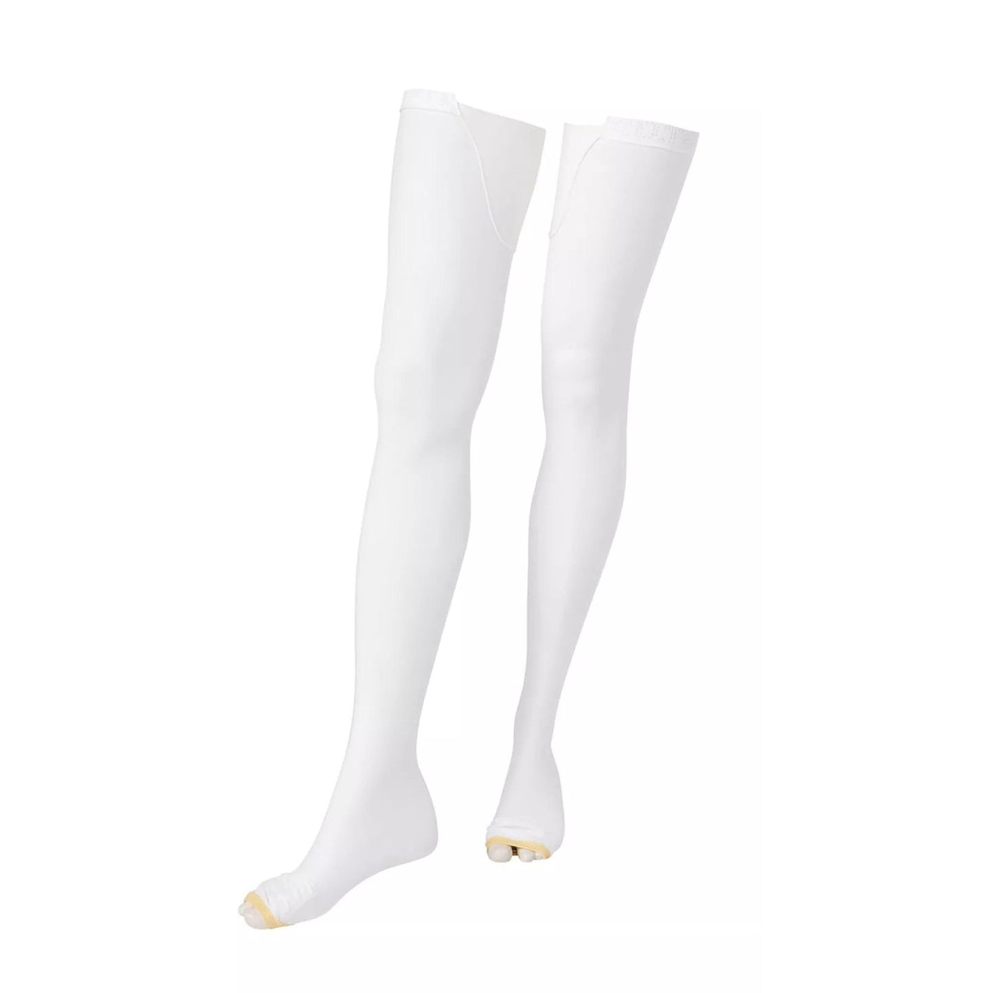 Anti-embolism Stocking T.E.D.™ Thigh High Small / Regular White Inspection Toe