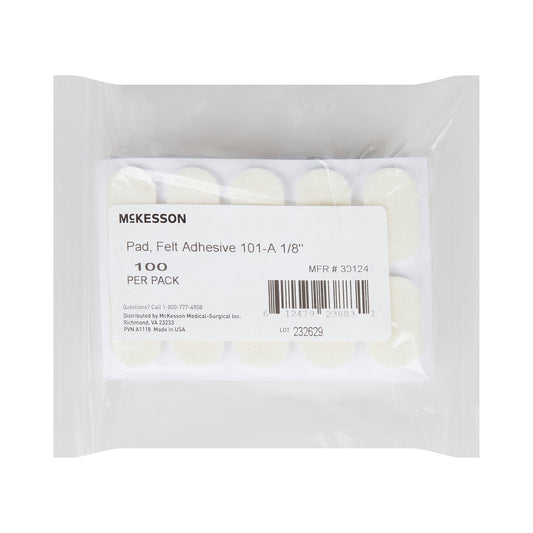 Protective Pad McKesson Pedi-Pad Size 101-A Adhesive Backing Foot