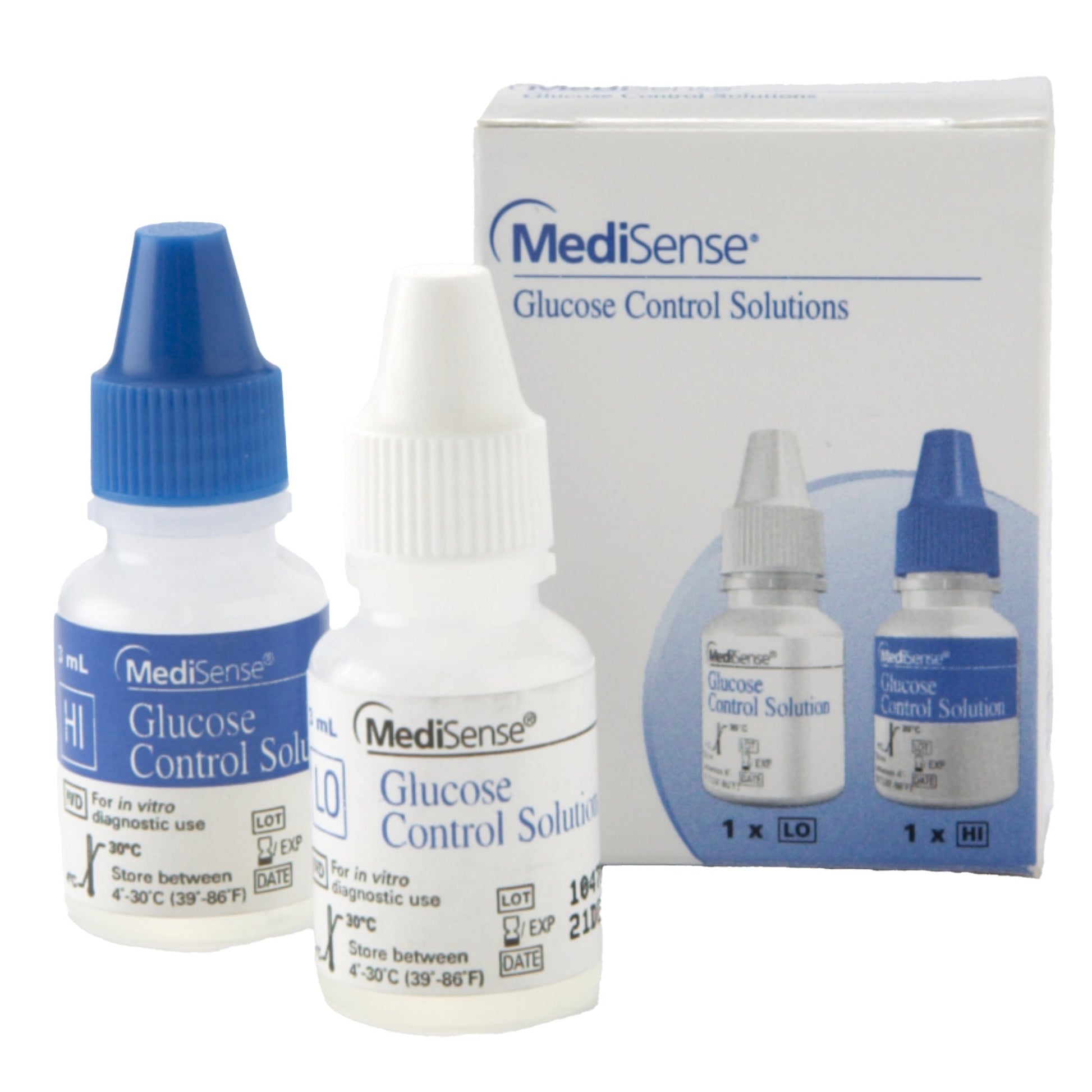 Blood Glucose Control Solution Precision 2 X 0.5 oz. Level 1 & 2