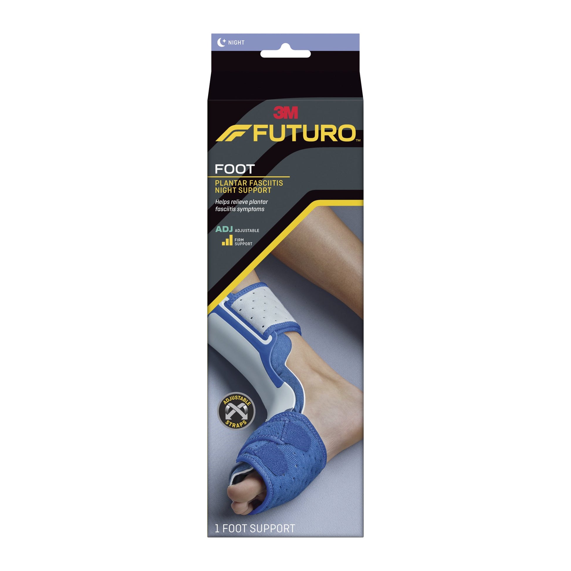 Night Foot Splint 3M™ Futuro™ One Size Fits Most Hook and Loop Strap Closure Foot