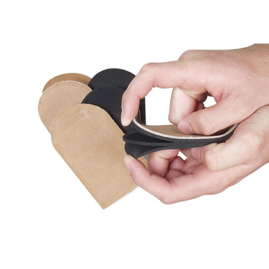 Adjustable Heel Lift AliMed® Adjustable Leather / Rubber Women 8 to 10 / Men 6.5 to 8.5 Beige / Black
