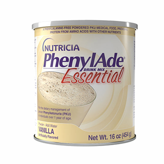 Oral Supplement PhenylAde® Vanilla Flavor Powder 16 oz. / 454 Gram Canister