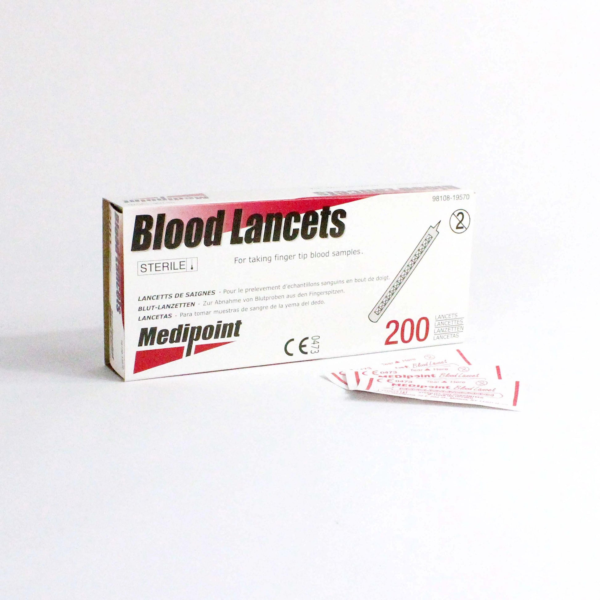 Blade Style Lancet MediPoint Finger