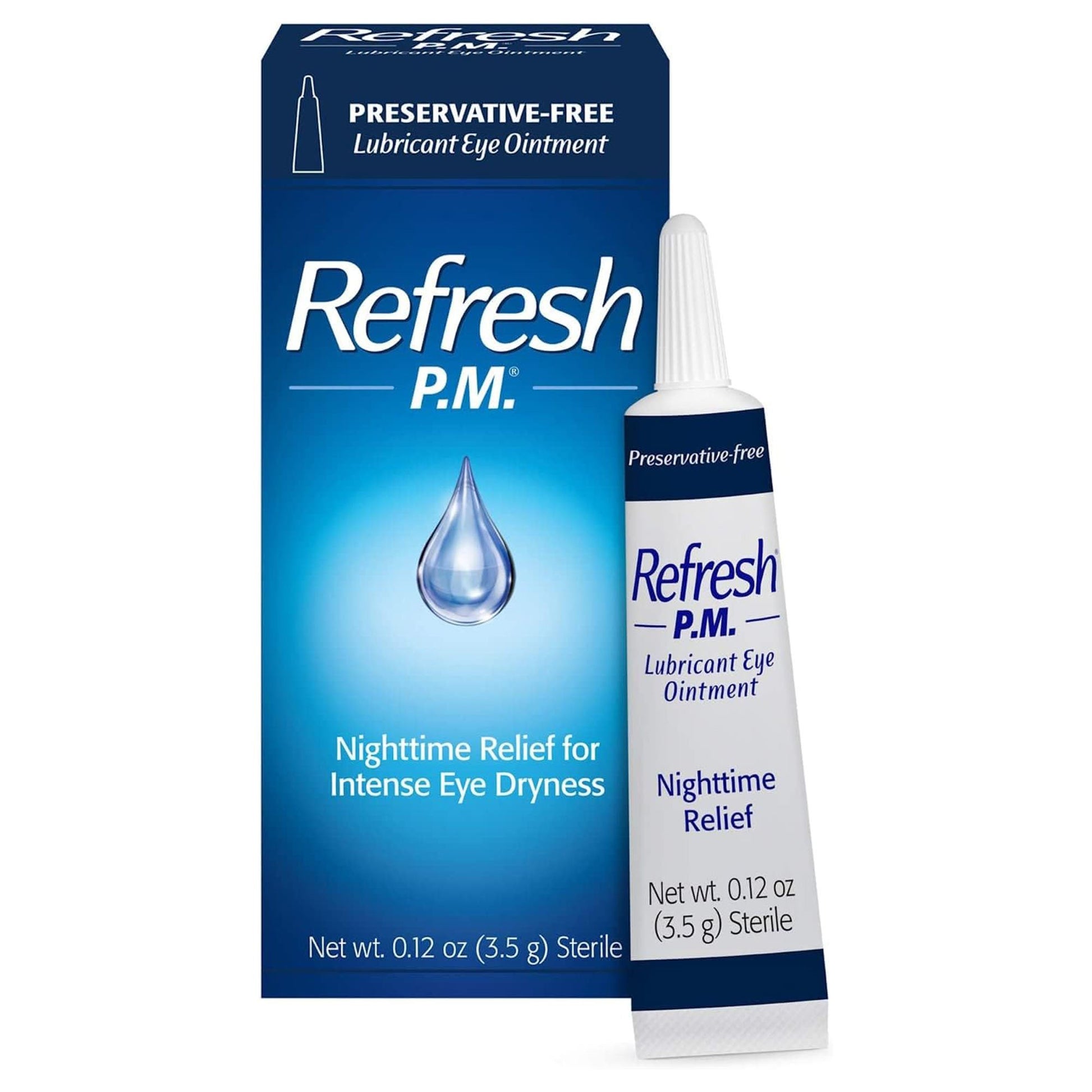 Eye Lubricant Refresh P.M.® 0.12 oz. Eye Ointment