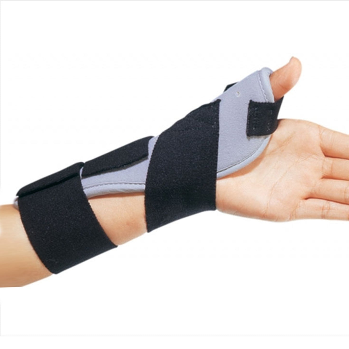 Thumb Splint ThumbSPICA™ One Size Fits Most Hook and Loop Closure Left Hand Black / Blue