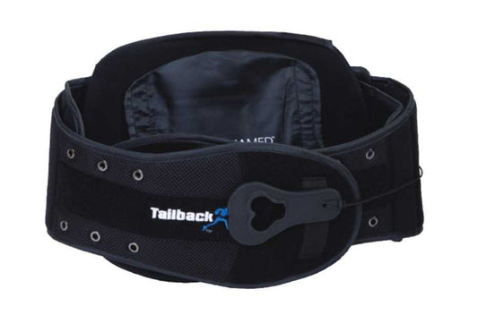 Back Brace Tailback 42™ One Size Fits Most Dual-Pull Strap System 25 to 56 Inch Waist Circumference 5 Inch Height Adult