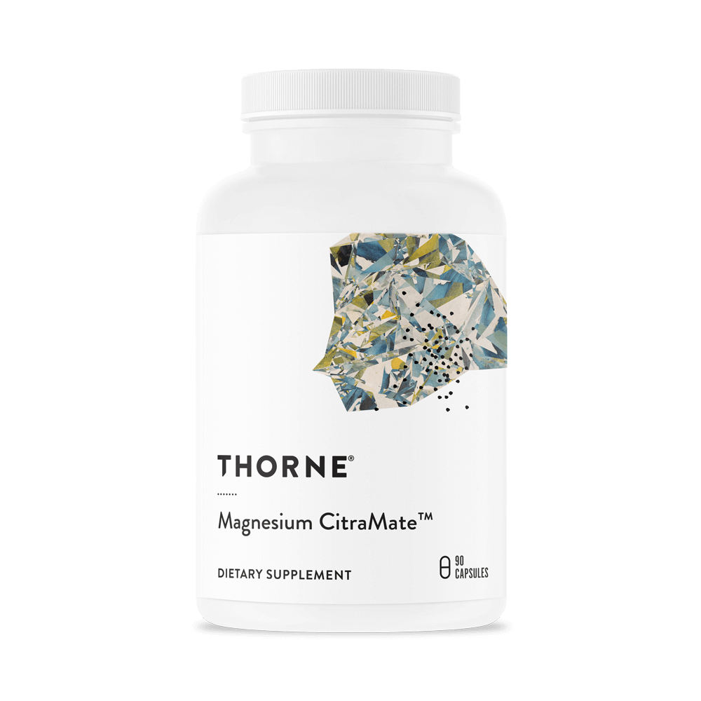 Dietary Supplement THORNE® Magnesium CitraMate Magnesium 135 mg Strength Capsule 90 per Bottle