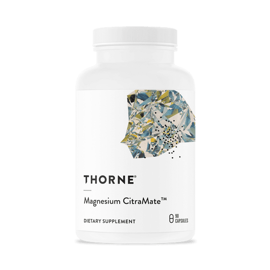 Dietary Supplement THORNE® Magnesium CitraMate Magnesium 135 mg Strength Capsule 90 per Bottle