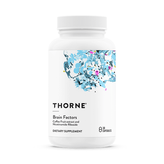 Dietary Supplement THORNE® Brain Factors Nicotinamide Riboside Hydrogen Malate 415 mg Strength Capsule 30 per Bottle