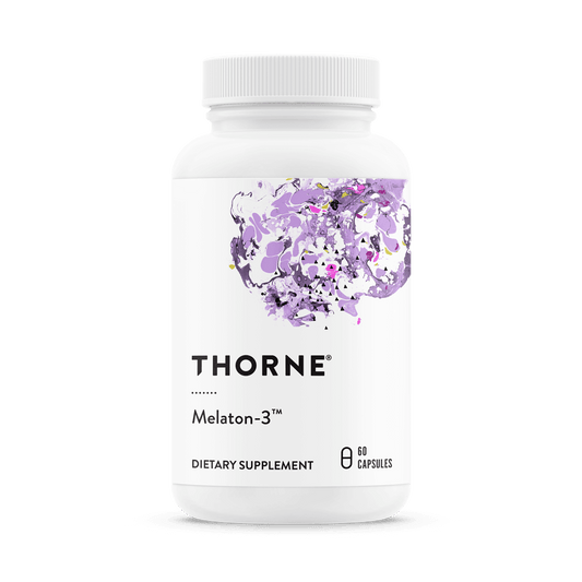 Dietary Supplement THORNE® Melaton-3 Melatonin 3 mg Strength Capsule 60 per Bottle