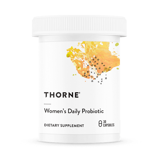 Probiotic Dietary Supplement THORNE® Women's Daily Probiotic 30 per Bottle Capsule