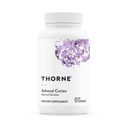 Dietary Supplement THORNE® Adrenal Cortex Adrenal Cortex (Bovine) 50 mg Strength Capsule 60 per Bottle