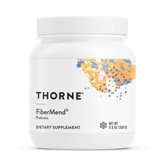 Oral Supplement THORNE® FiberMend® Unflavored Powder 11.6 oz. Canister