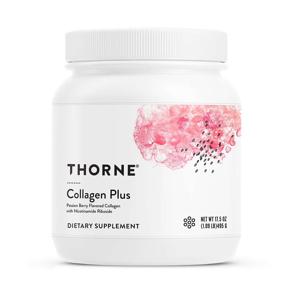 Oral Supplement THORNE® Collagen Plus Passion Berry Flavor Powder 17.5 oz. Canister