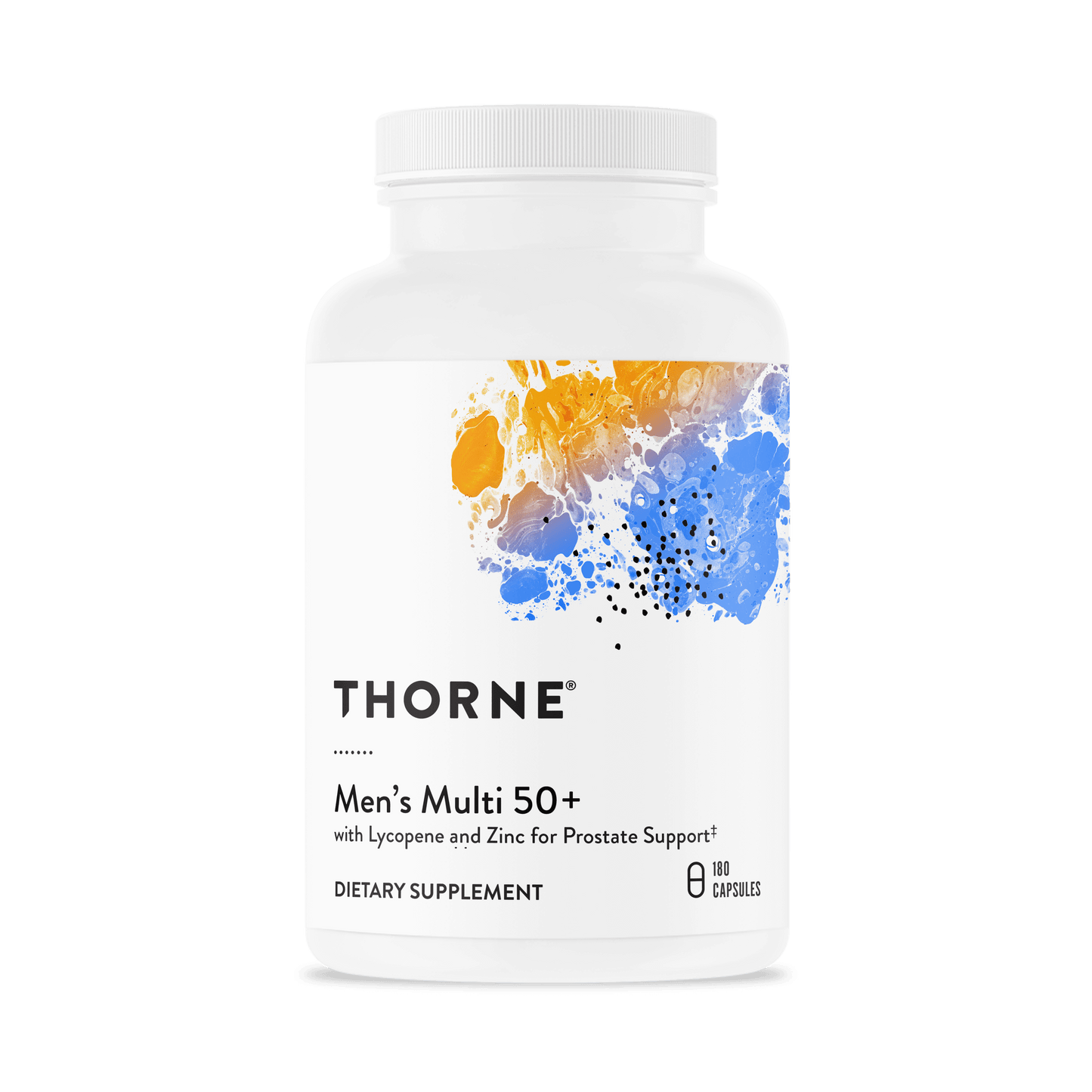 Multivitamin Supplement THORNE® Men's Multi 50+ Vitamin A 1,875 mcg Strength Capsule 180 per Bottle