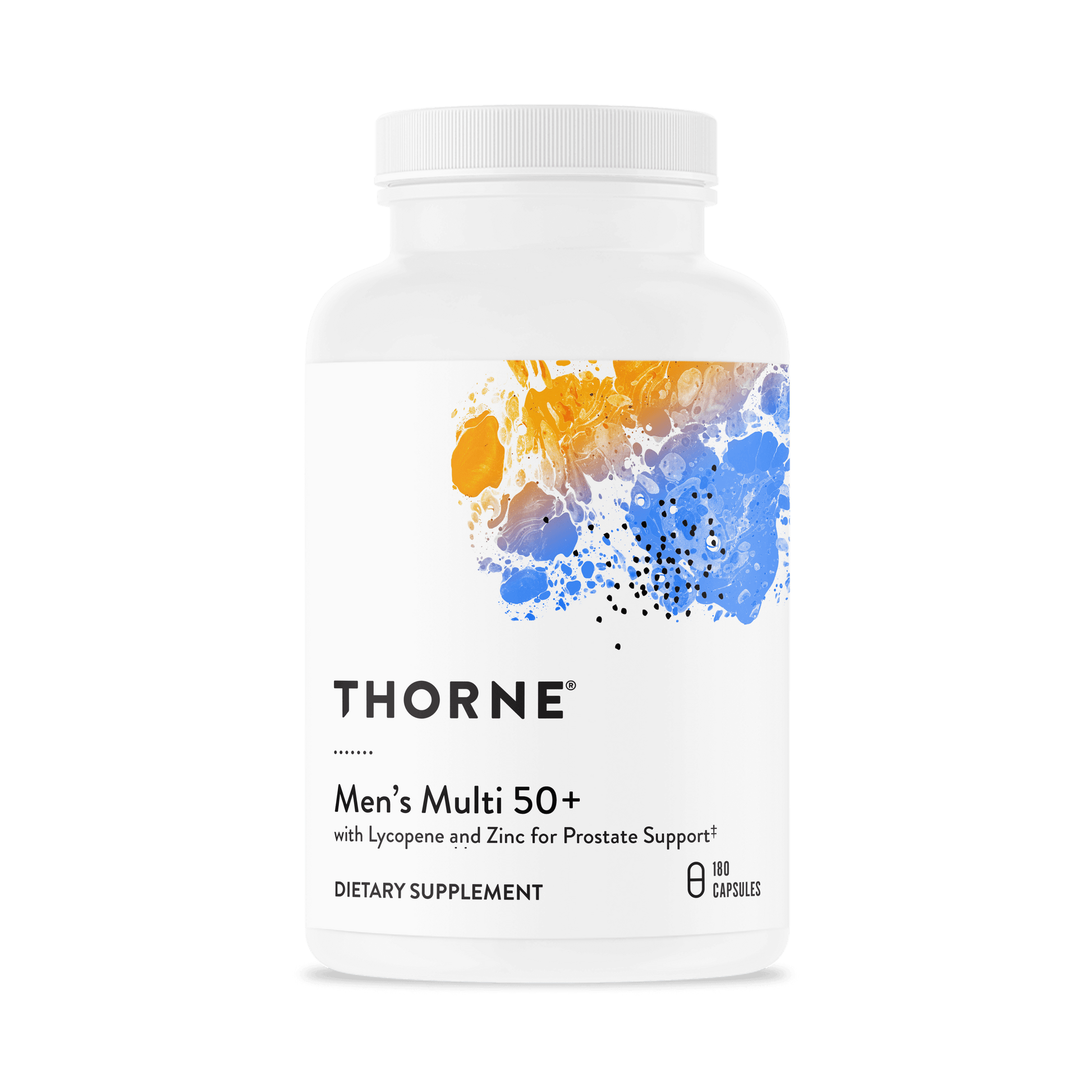 Multivitamin Supplement THORNE® Men's Multi 50+ Vitamin A 1,875 mcg Strength Capsule 180 per Bottle