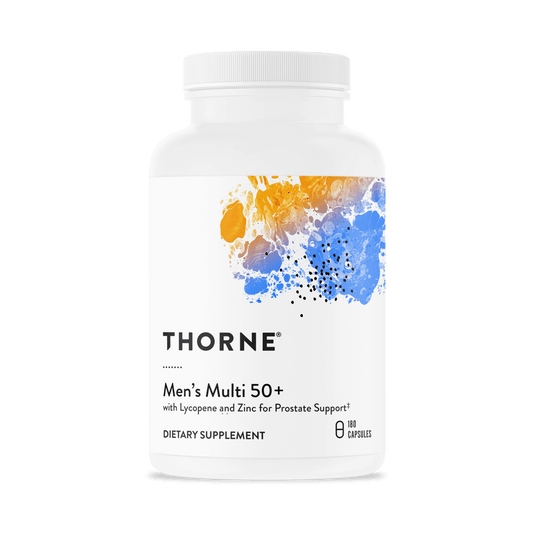 Multivitamin Supplement THORNE® Men's Multi 50+ Vitamin A 1,875 mcg Strength Capsule 180 per Bottle